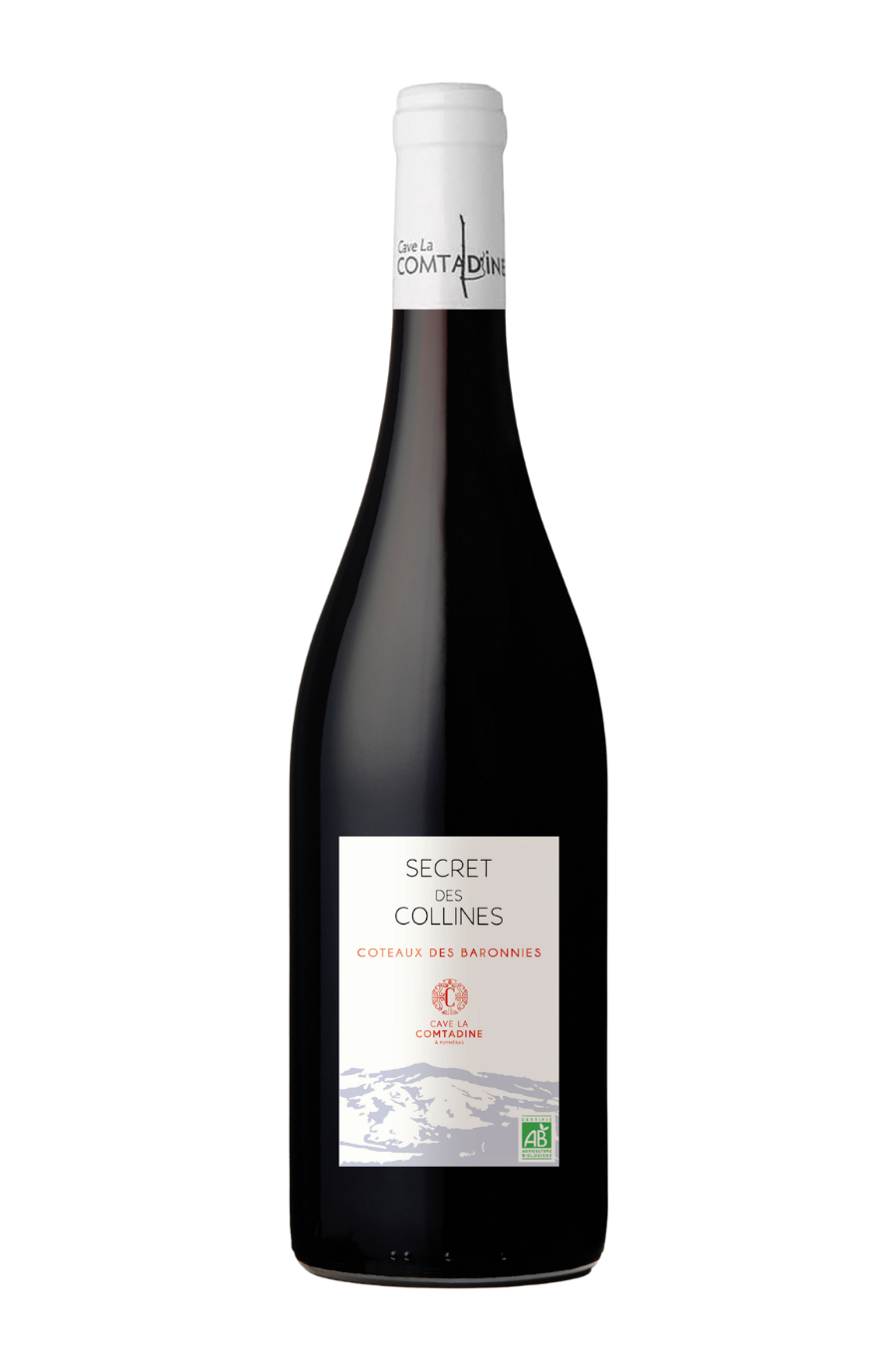 Bouteille vin rouge Secret des Collines